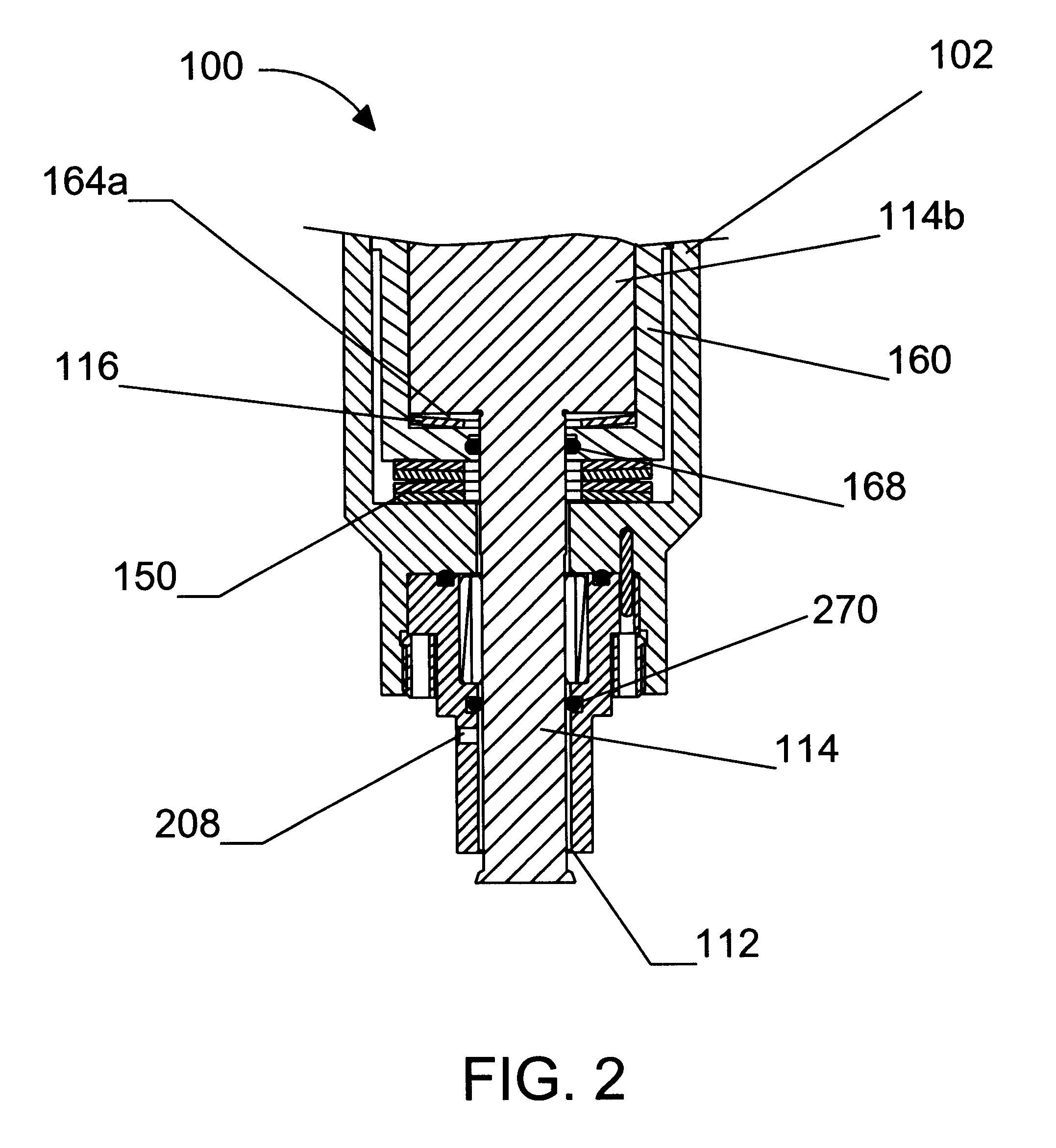 Directly actuated injection valve