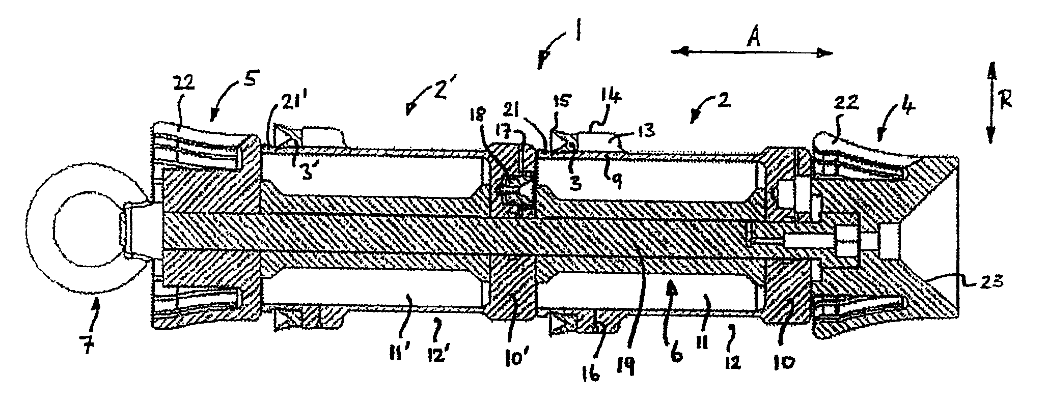 Snake for installing a cable in a conduit