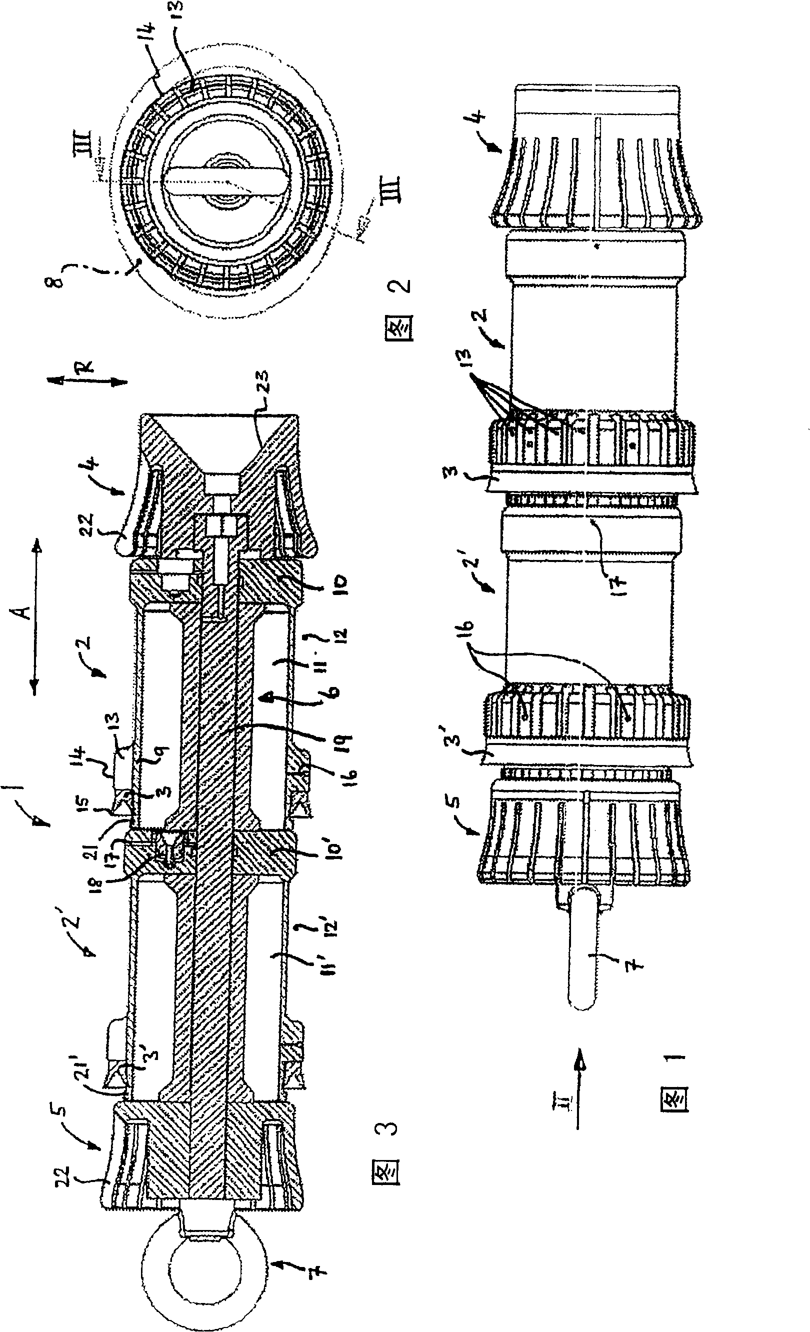 Snake for installing a cable in a conduit