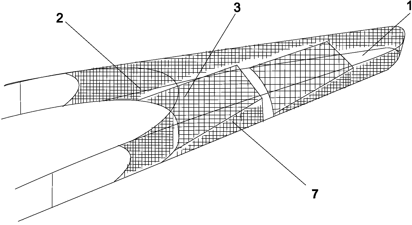 Selective catch separating device for trawl