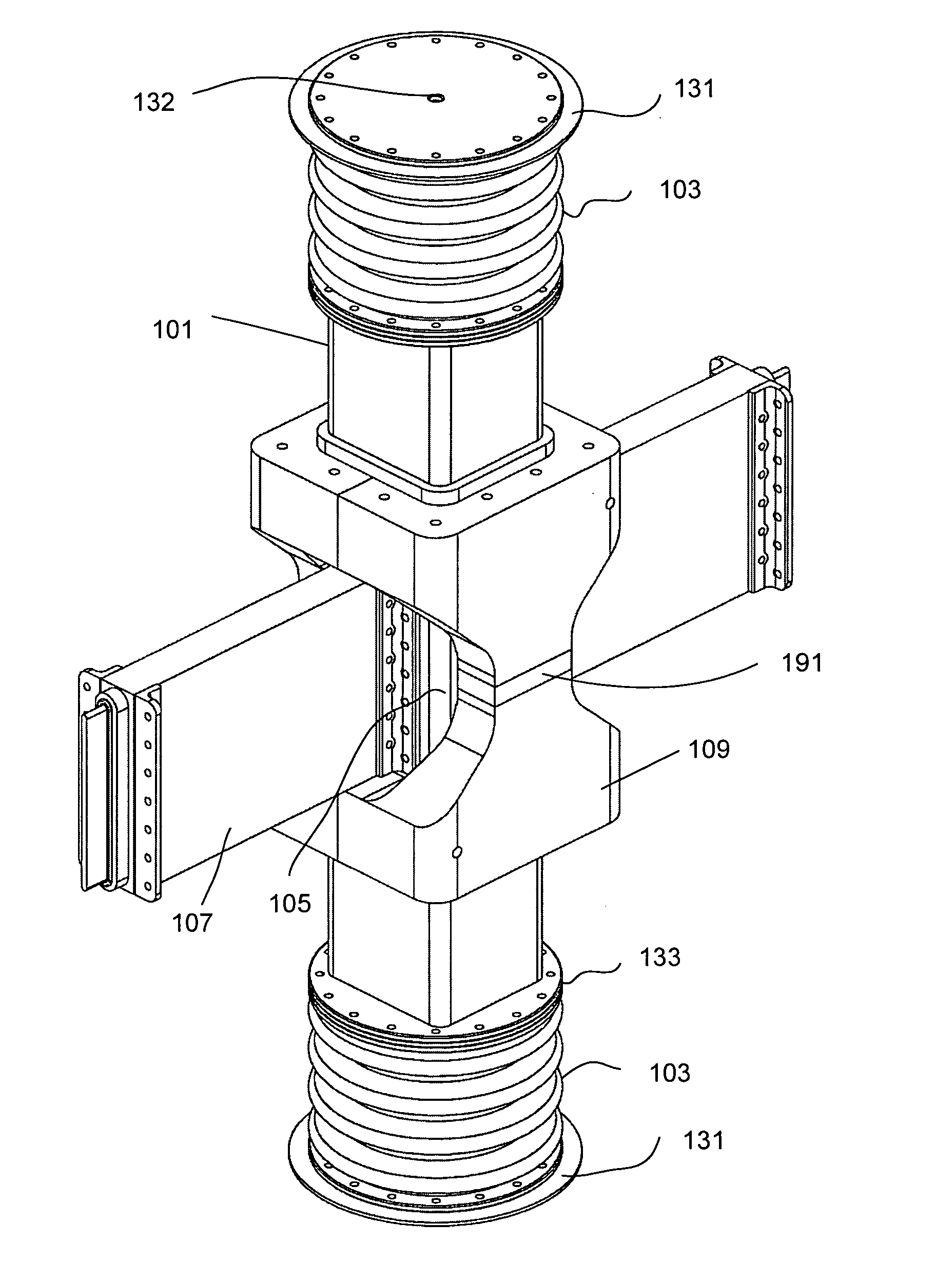 Modular liquid-metal magnetohydrodynamic (LMMHD) power generation cell