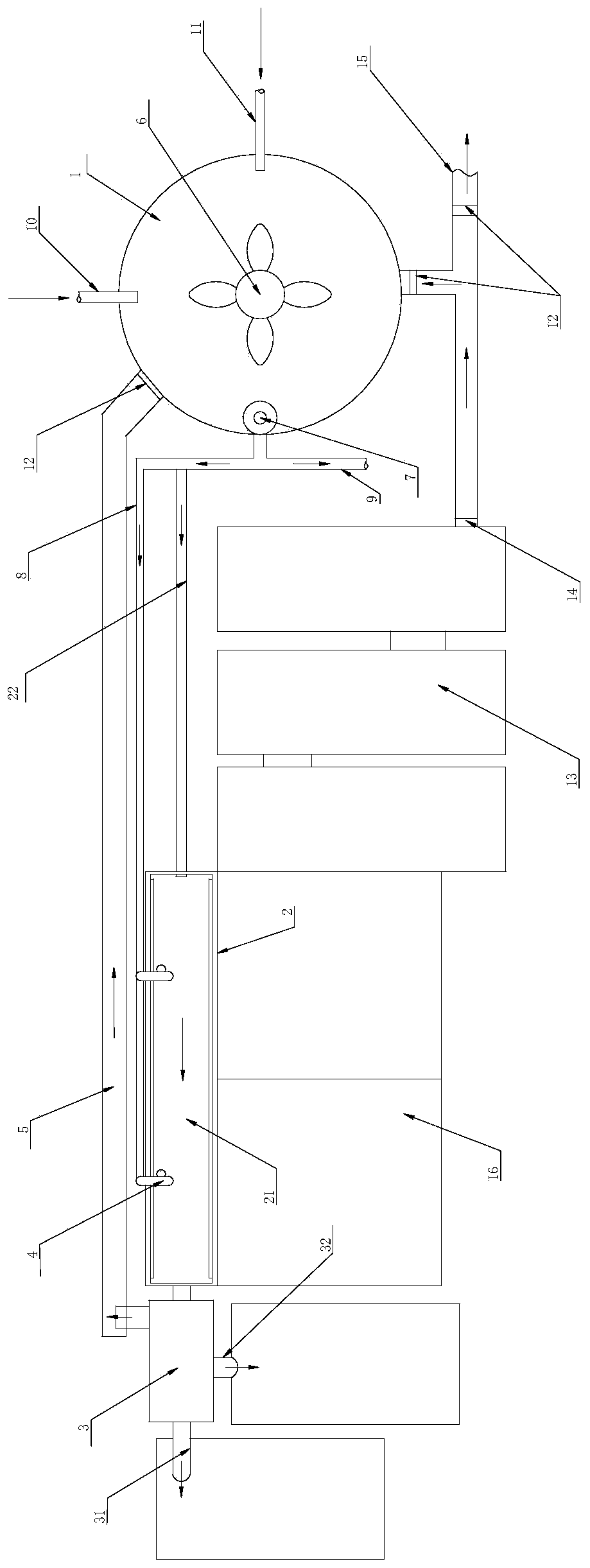 Comprehensive utilization method and system for washing waste liquid of cement tank truck