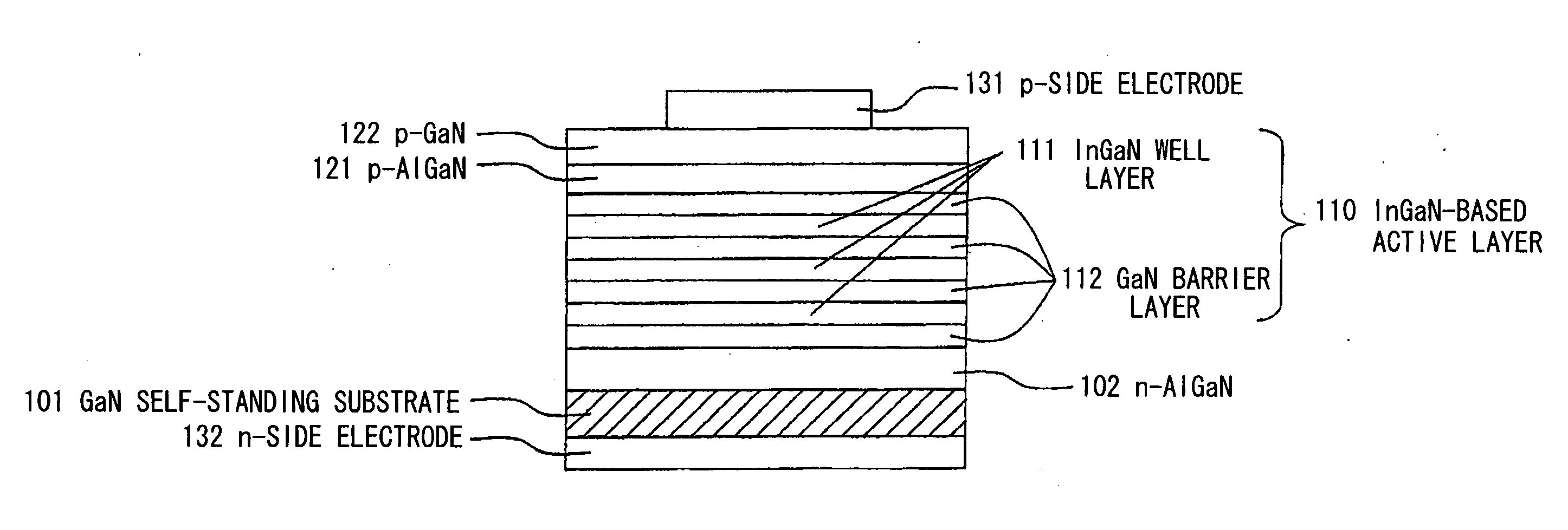 Self-standing GaN single crystal substrate, method of making same, and method of making a nitride semiconductor device