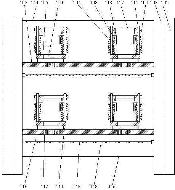 Electric component locking and installation device