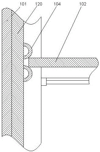 Electric component locking and installation device