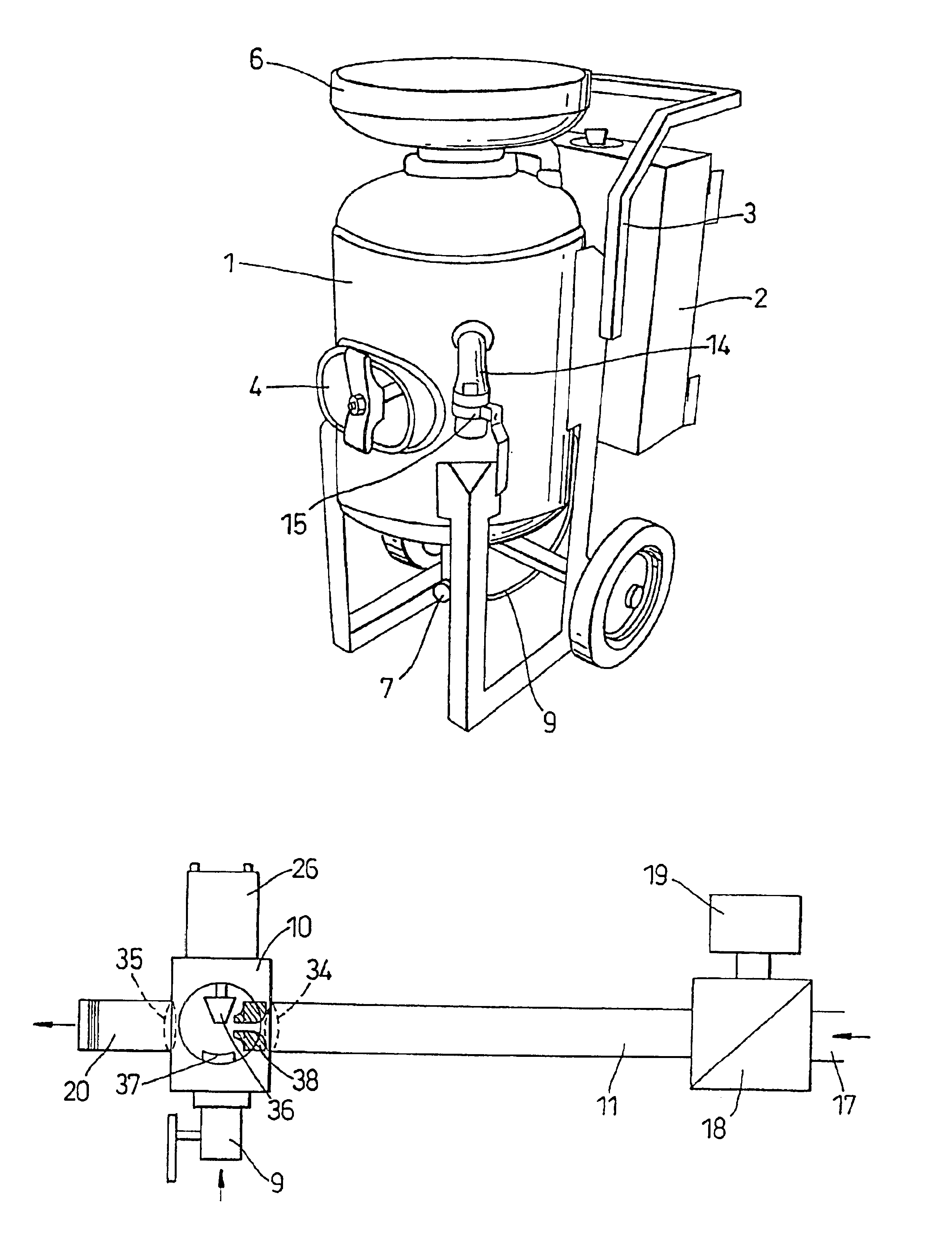 Abrasive blasting apparatus