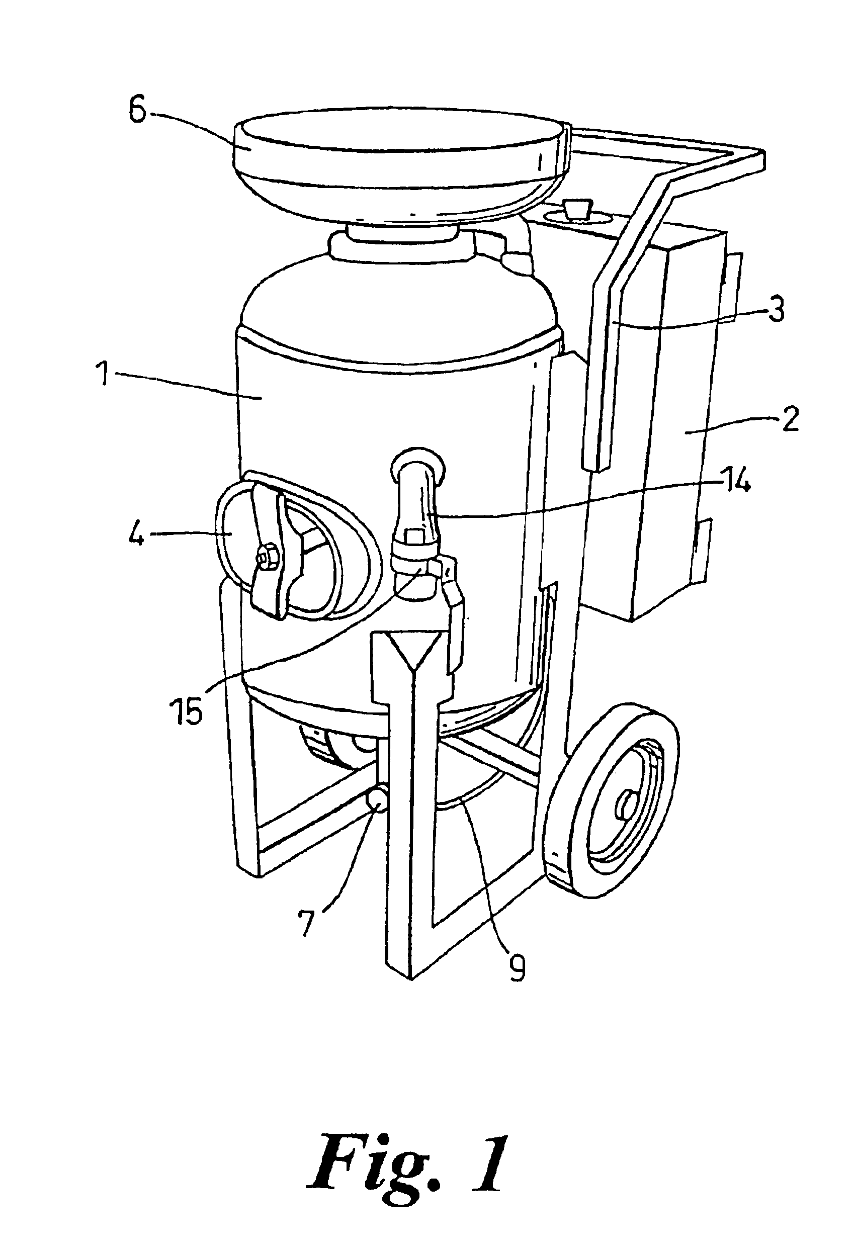 Abrasive blasting apparatus