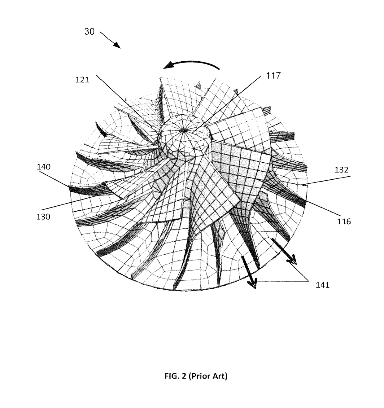 Oxygen and nitrogen enrichment of atmospheric air using an impeller-based apparatus