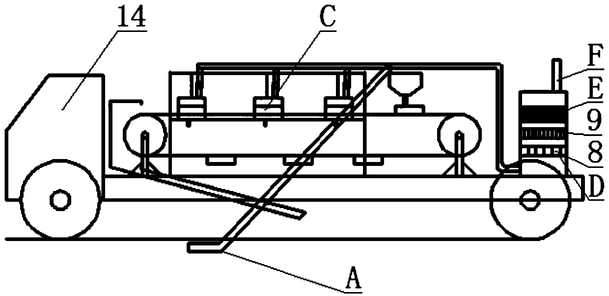 Movable type continuous filter cloth thermal desorption treatment system for soil polluted by organic matter and application