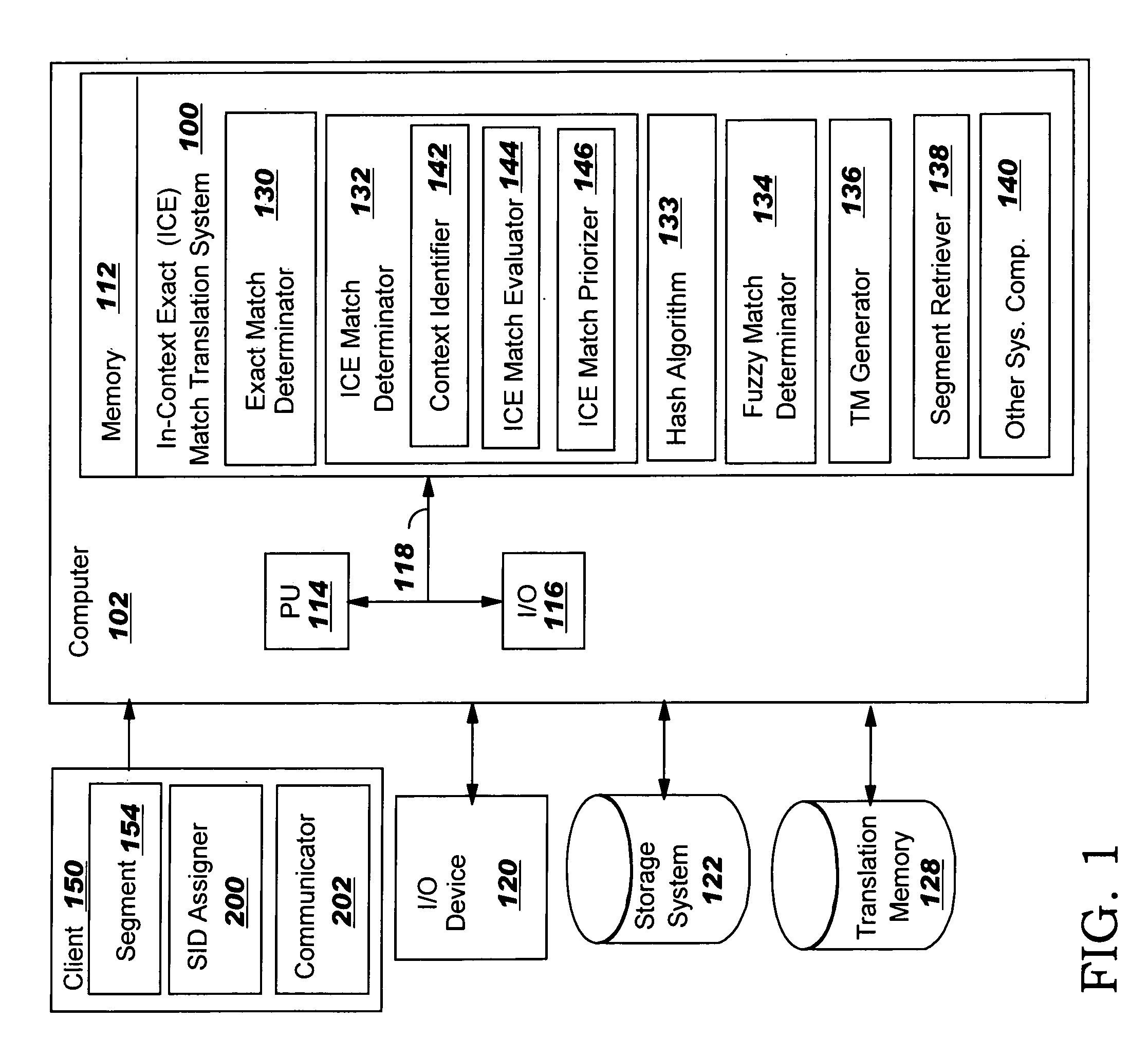 In-context exact (ICE) matching