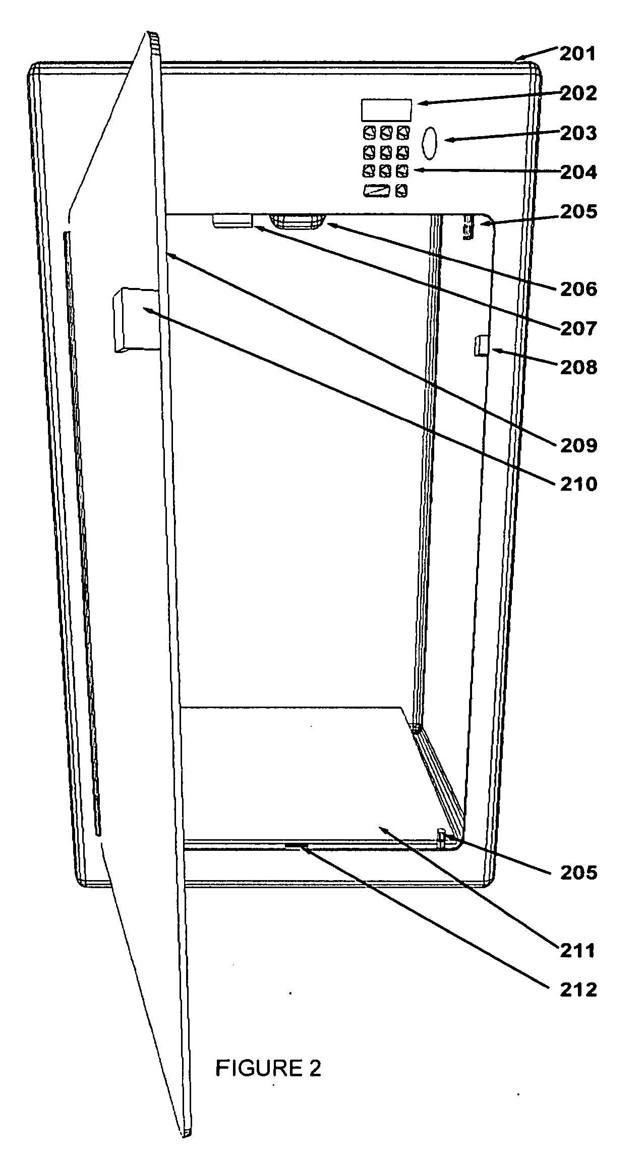 Electronic or automatic identification method to remotely manage a lock or access point to a secure distribution receptacle, via the Internet or wireless communication network