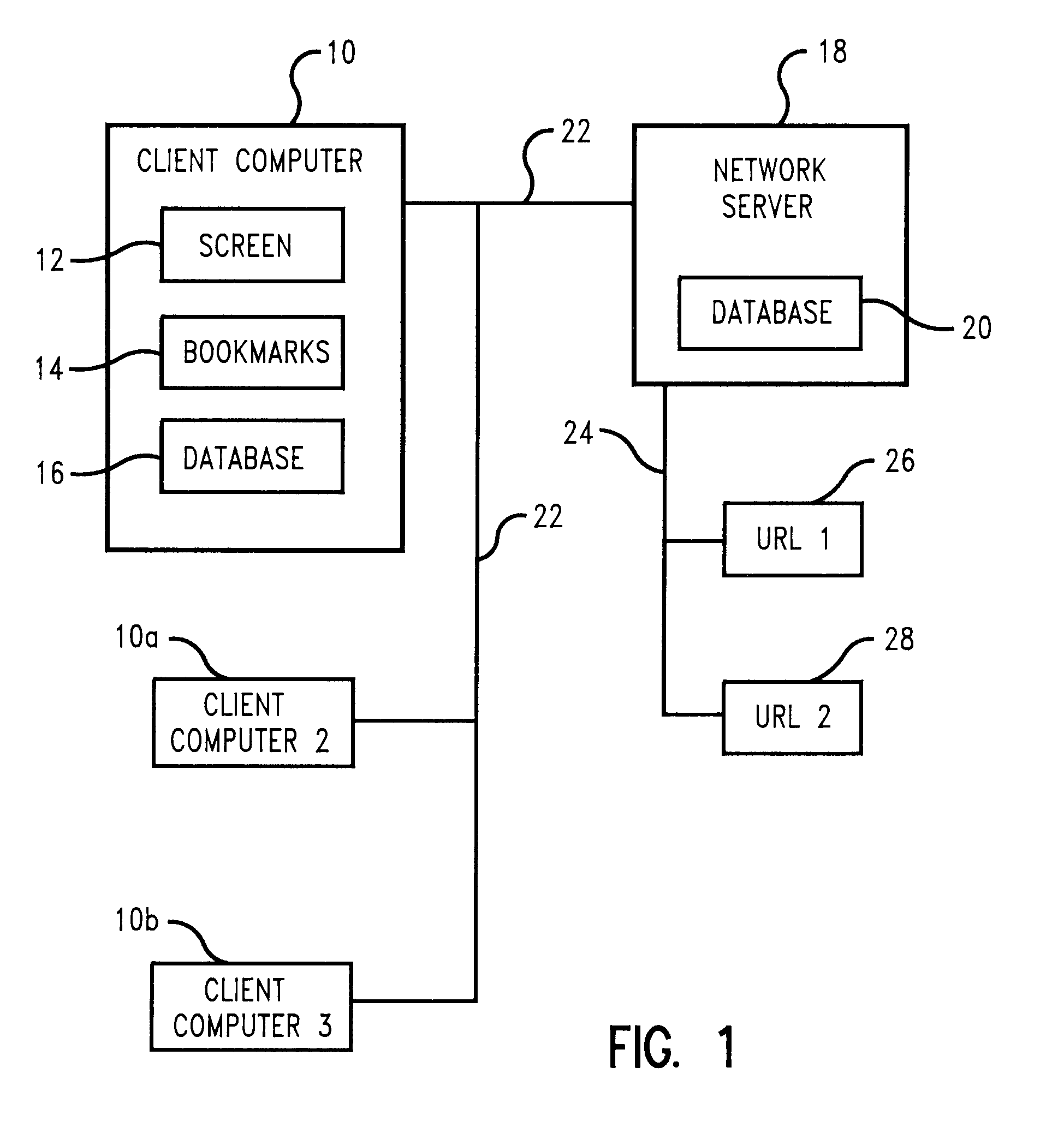 System for updating internet address changes