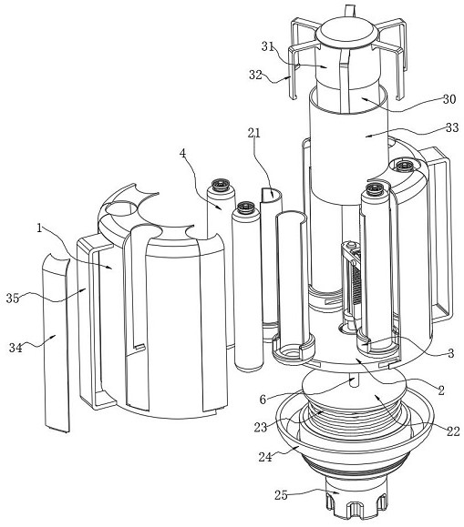 Gas detection device and gas sampling device thereof