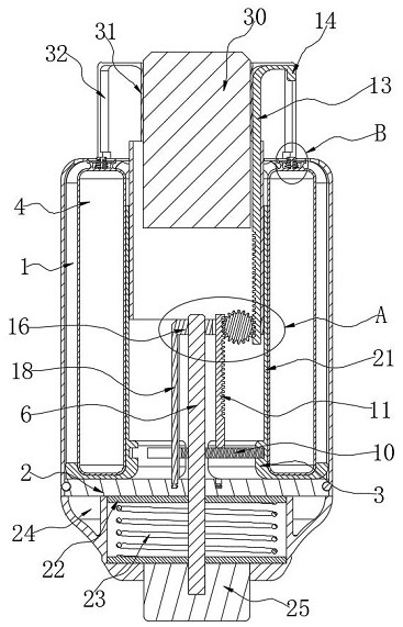 Gas detection device and gas sampling device thereof