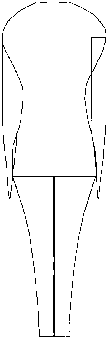 Sleeping posture spine form testing method without interference with sleep