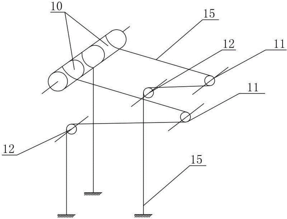 Ultralong telescopic chute tube driving structure