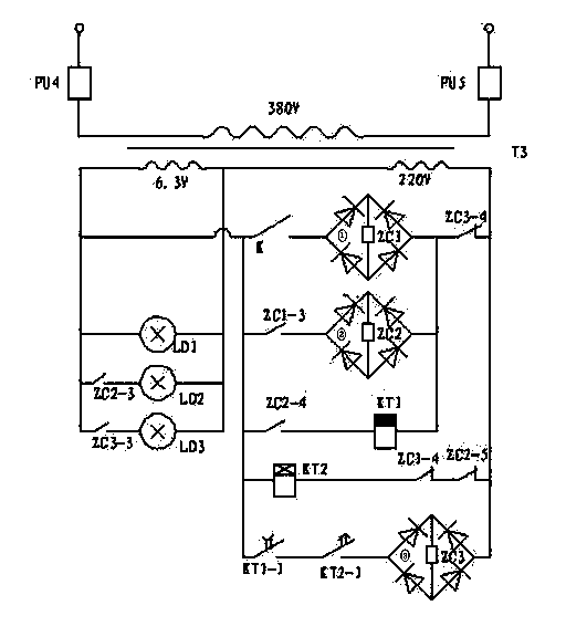 Electromagnetic chuck control circuit