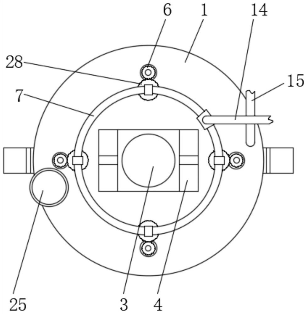 Defoaming device for outer wall surface water-based paint production