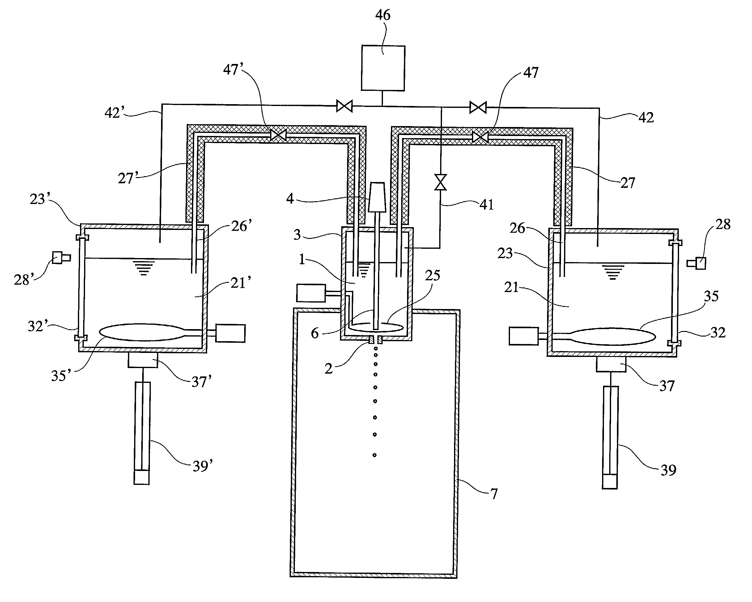 Apparatus for producing fine metal balls