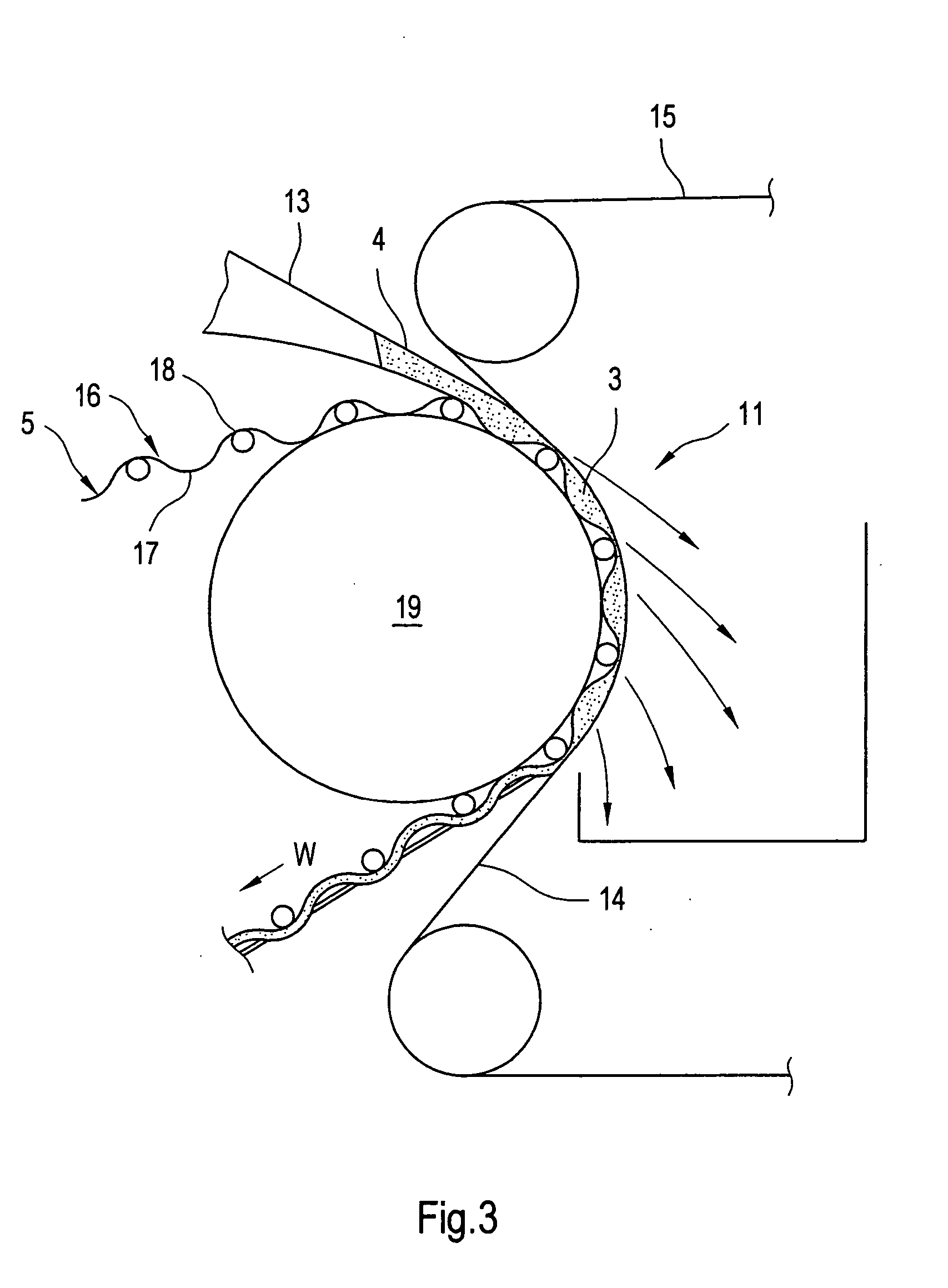 Machine for the production of tissue paper