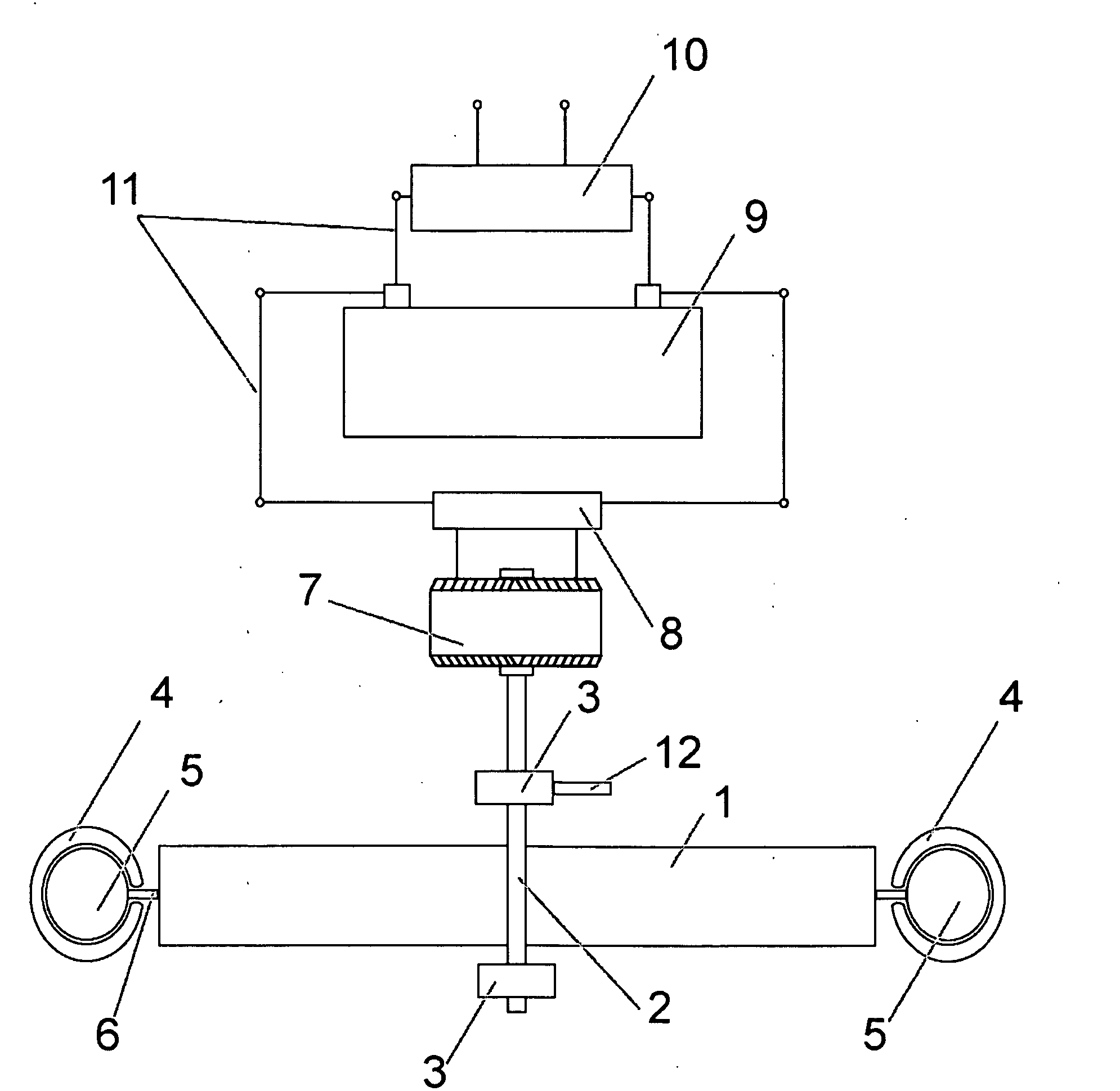 Flywheel generator system having open shaped loop coils