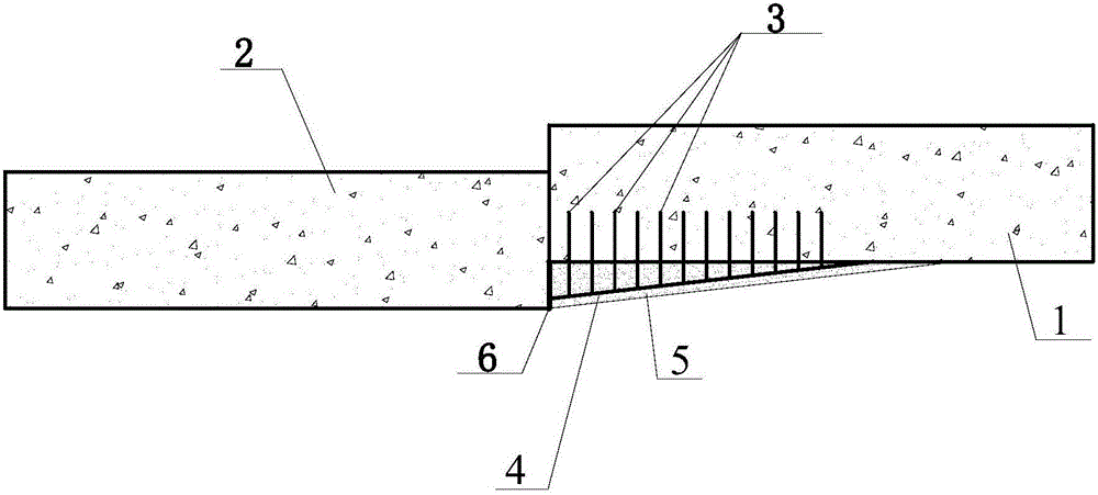 Shield tunnel slab staggering problem handling structure and construction method