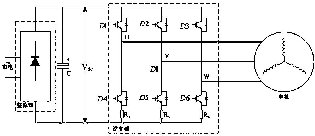 Upwind starting control method of external fan of variable-frequency air conditioner, circuit and air conditioner thereof