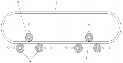 Manufacturing process and application of a large-scale gasket metal skeleton without welding technology