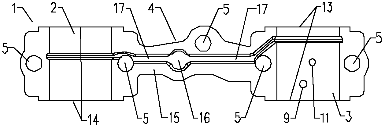 First bearing cover of engine cylinder cover