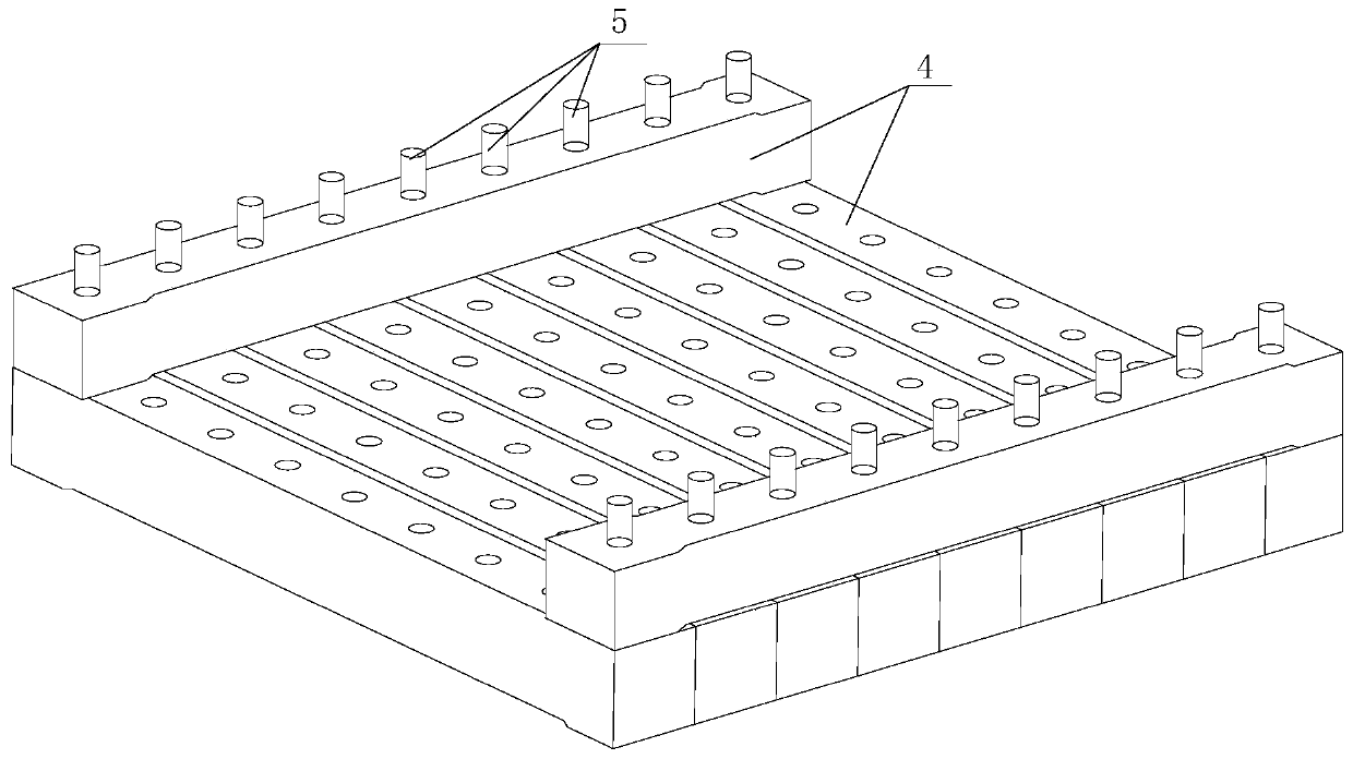 Multi-point-based large-curvature panel ultra-precision machining flexible clamping system