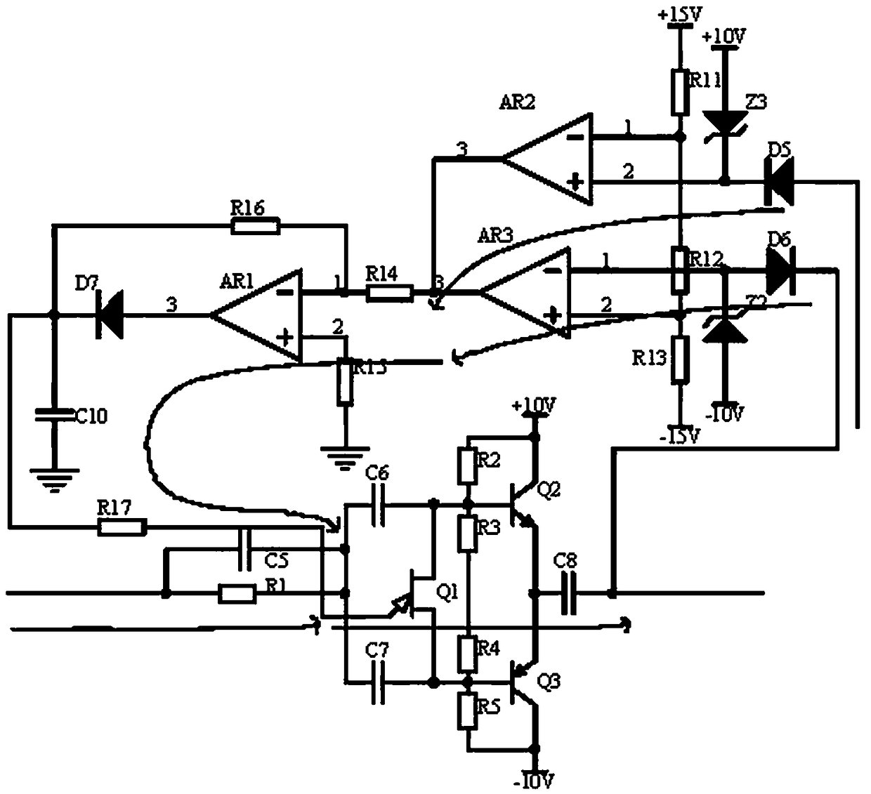 Control system for tension tester