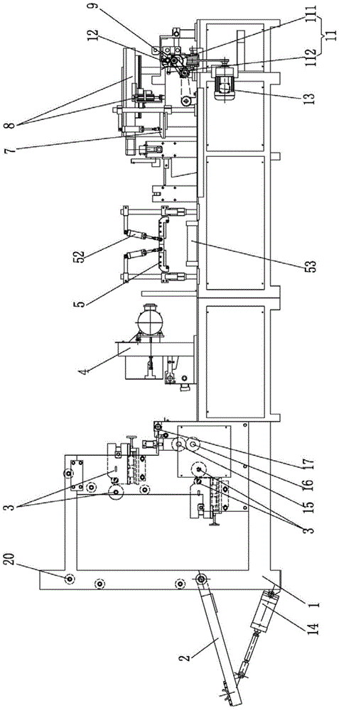 A fully automatic pagoda paper tube machine