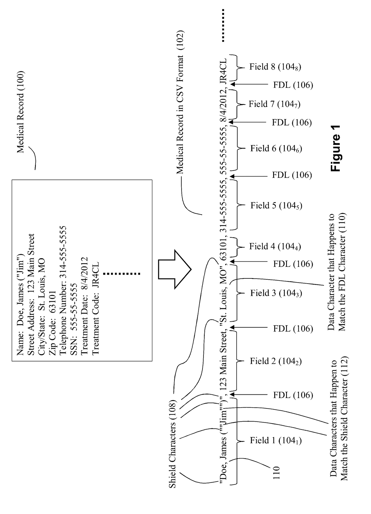 Method and apparatus for accelerated format translation of data in a delimited data format