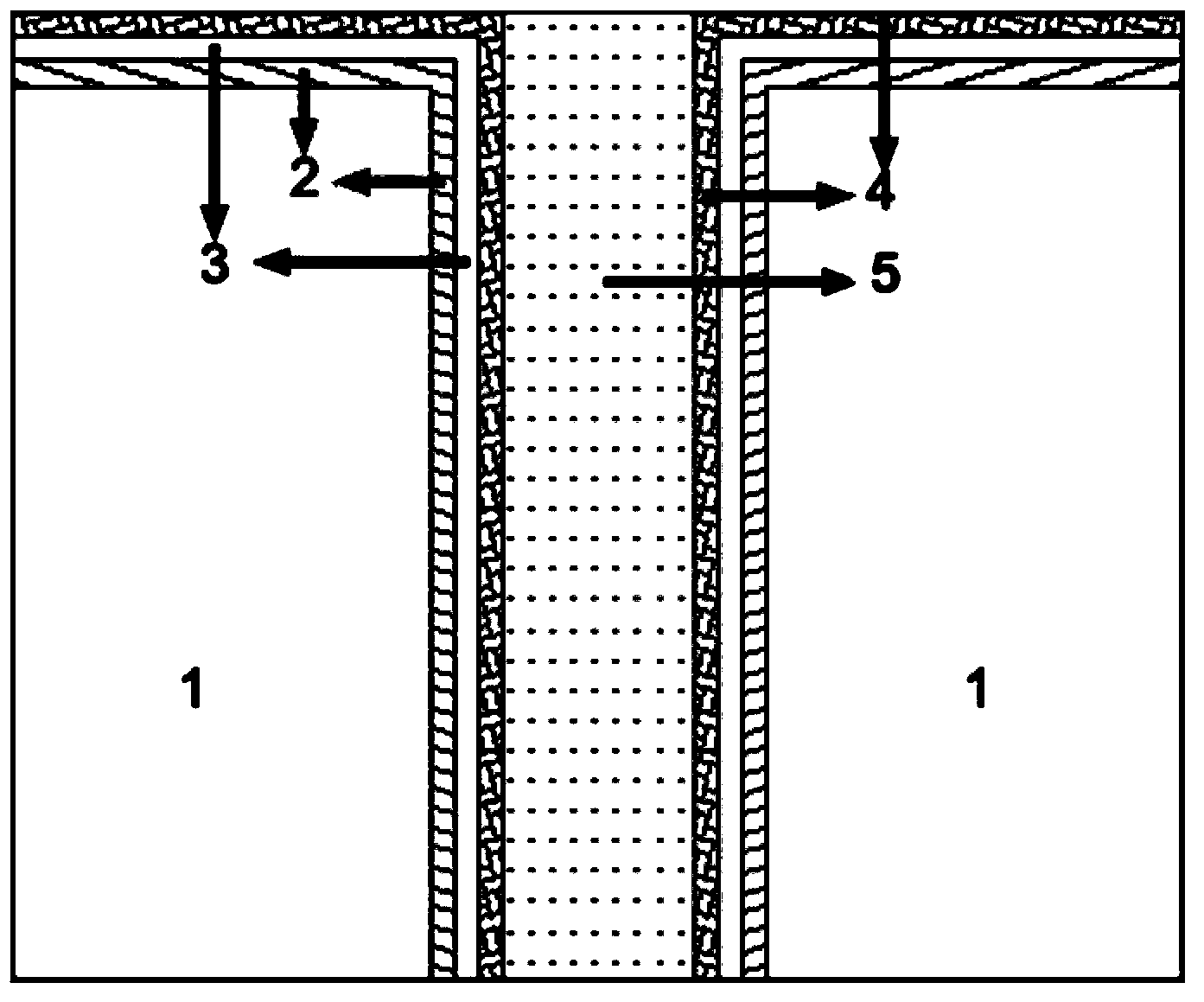 Method for preparing micro intercommunicated hole structure transmission electron microscope sample