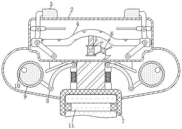 High-stability photographing device for geographic mapping