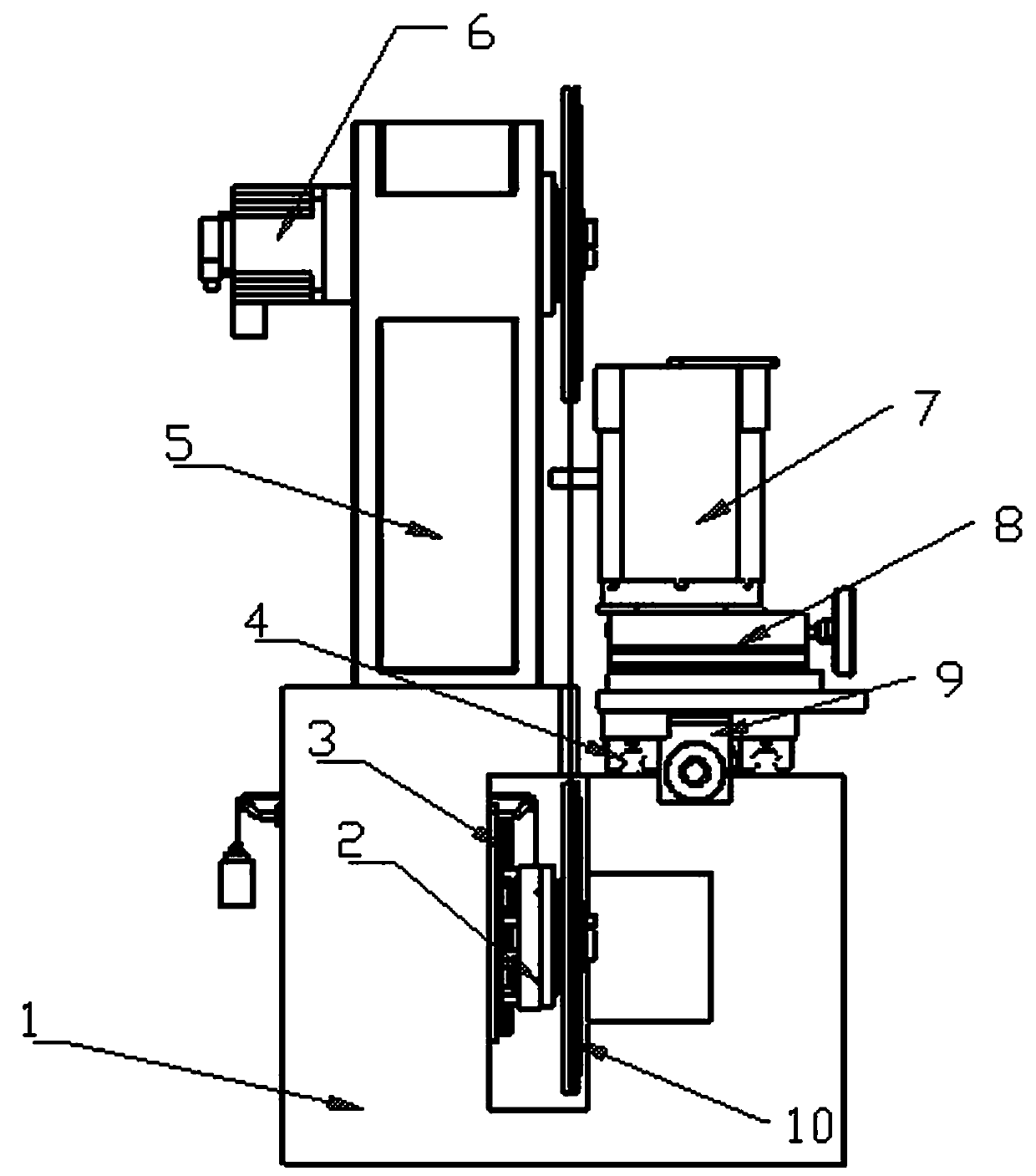 Vertical loop diamond cutting equipment