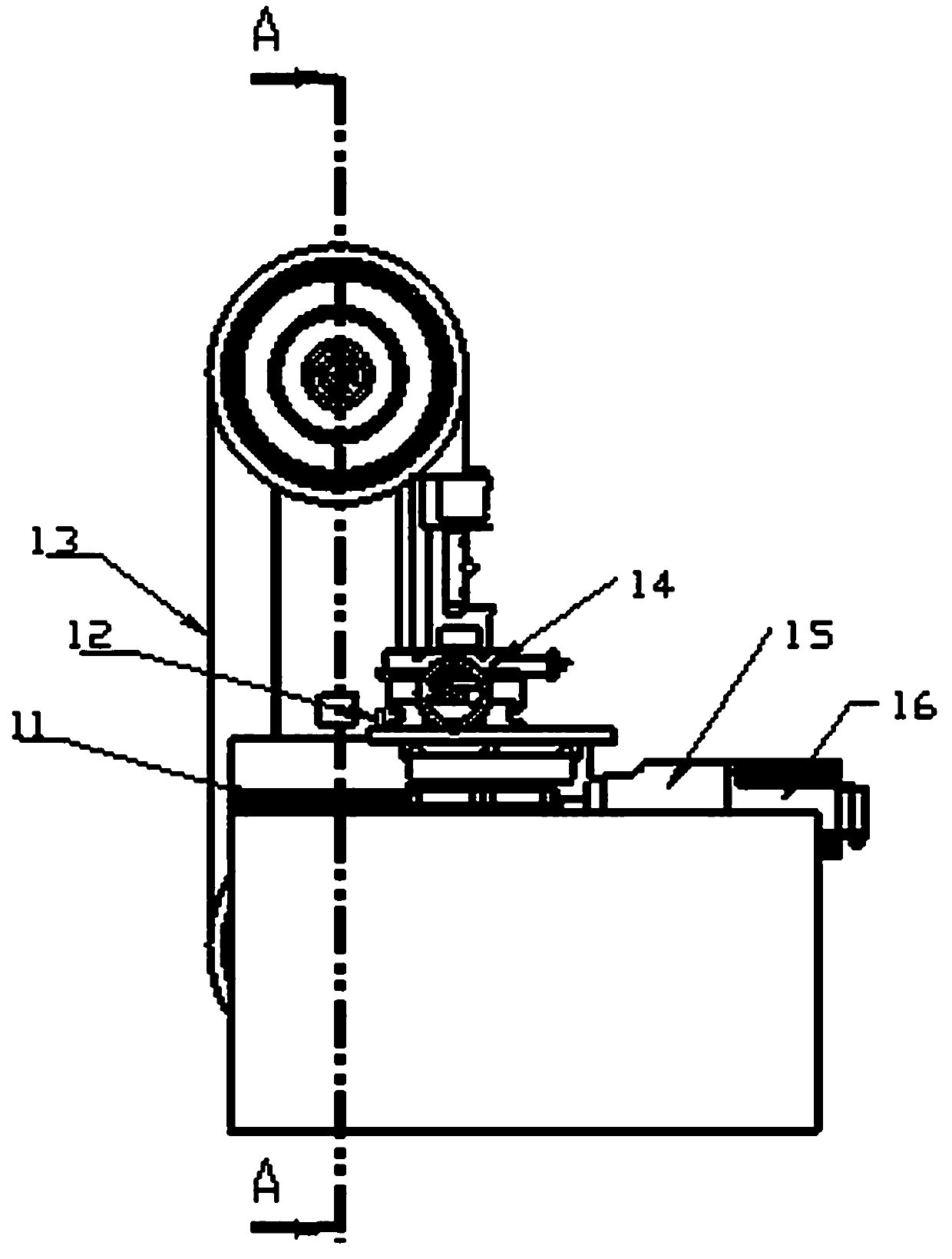 Vertical loop diamond cutting equipment