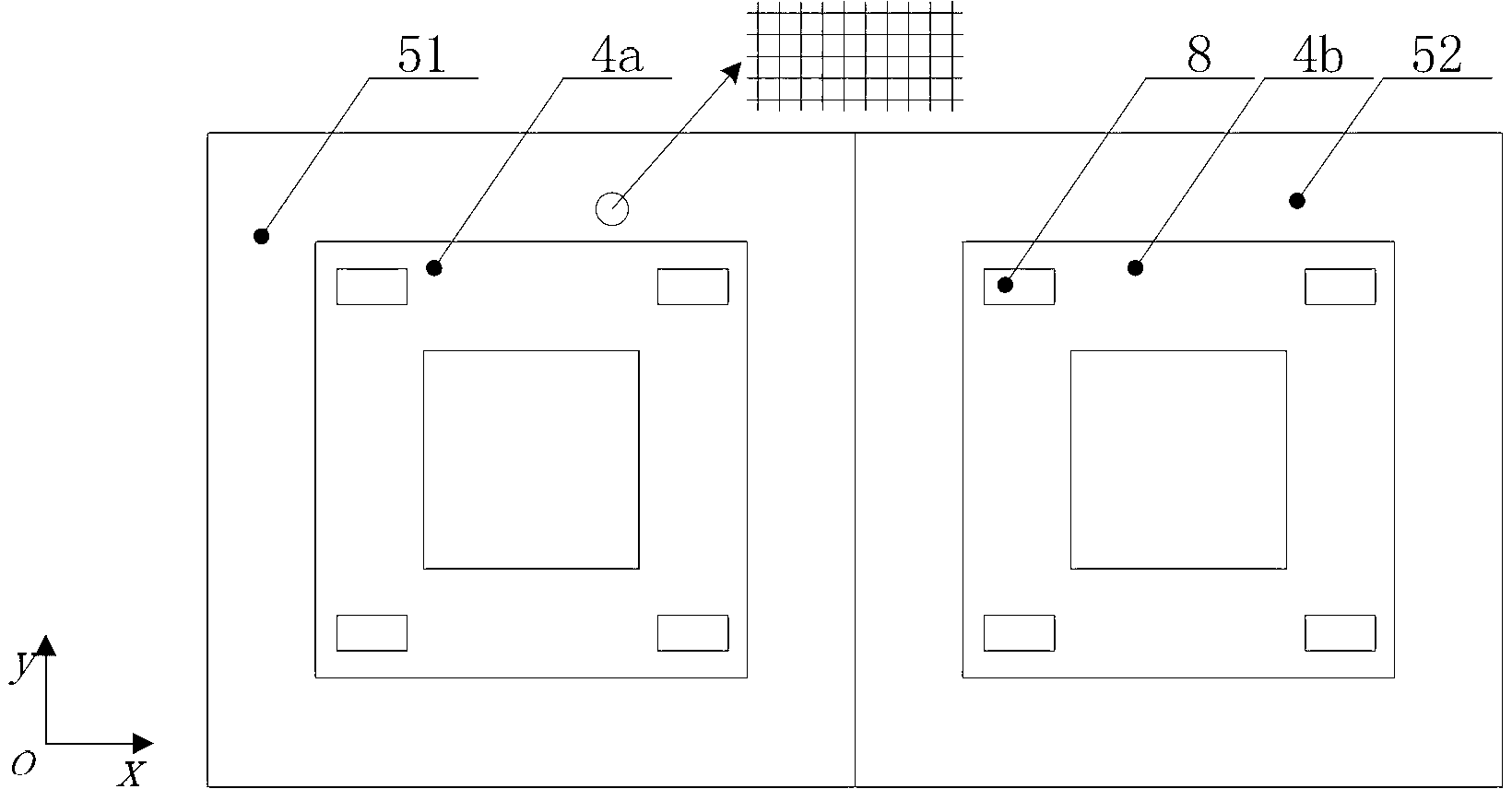 Workpiece platform system of photoetching machine