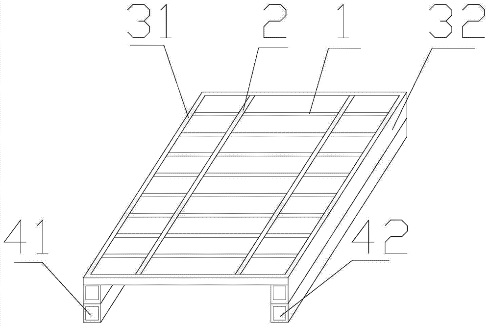 Elevated steel lattice plate