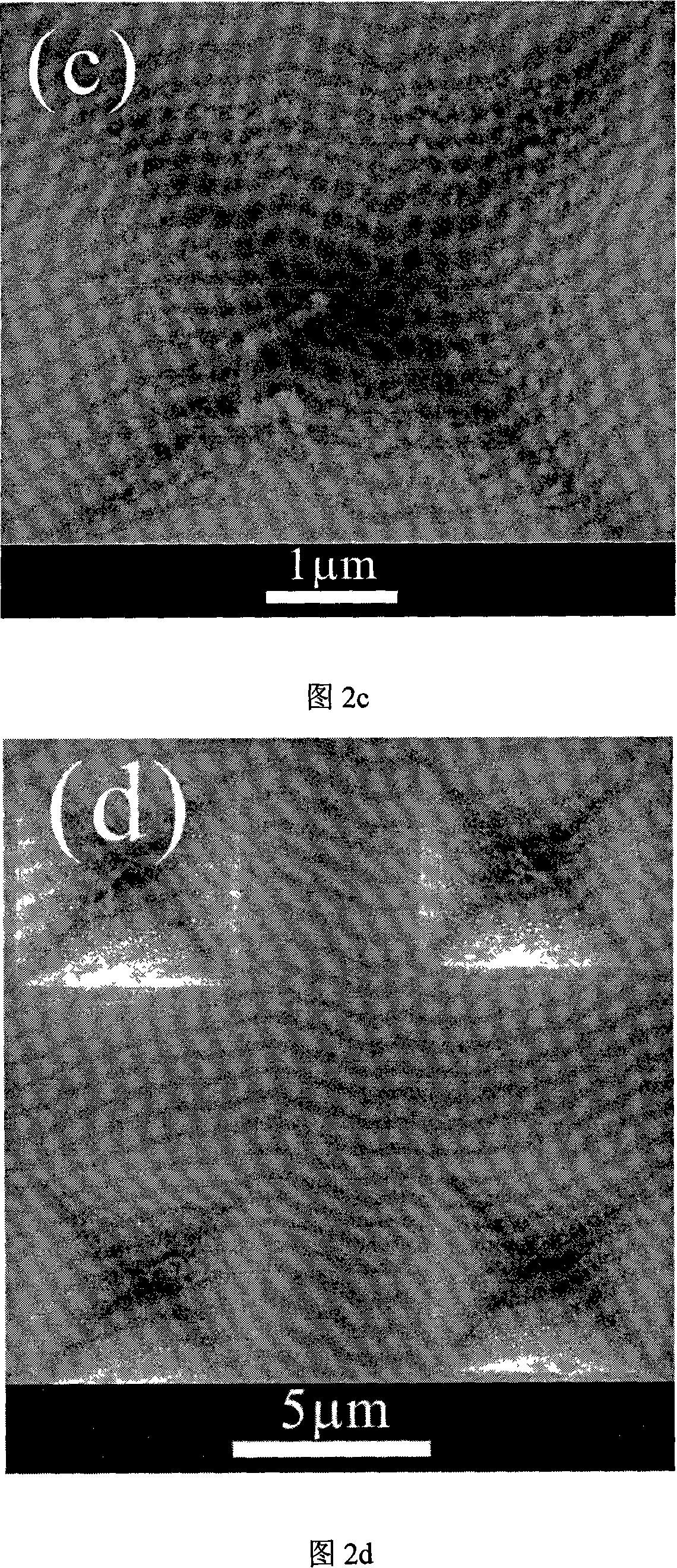 Method for preparing single nano material in pore space structure