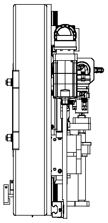 Automatic welding positioning device for automobile drive axle housing