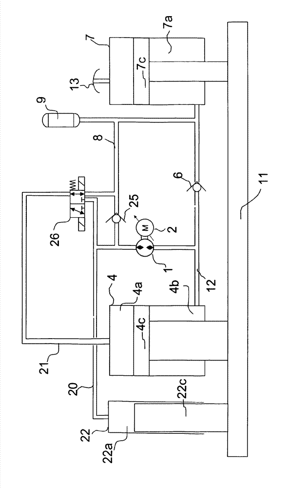 Hydraulic axis