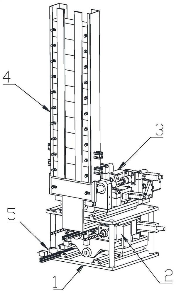 Automatic elevator guide rail mounting equipment and method thereof