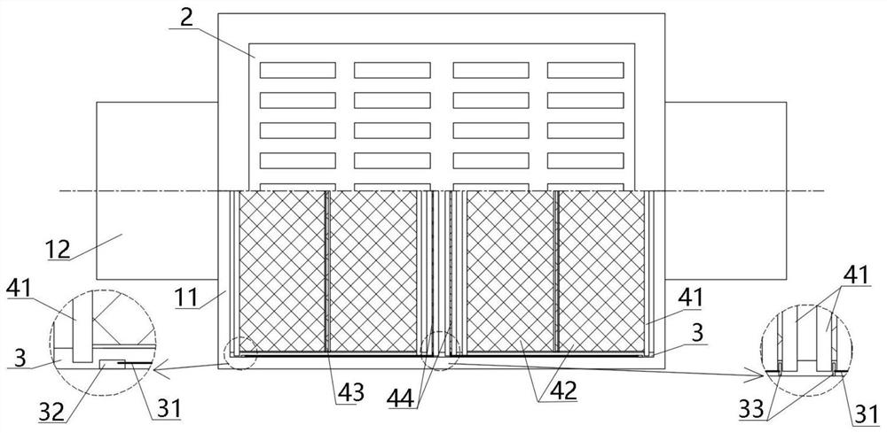 An intelligent flat grate rainwater well based on a V-shaped filter structure