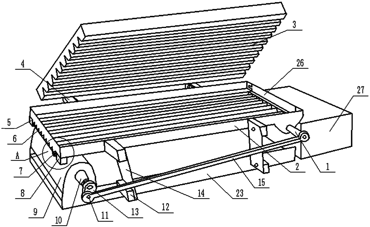 Snail tail removal device