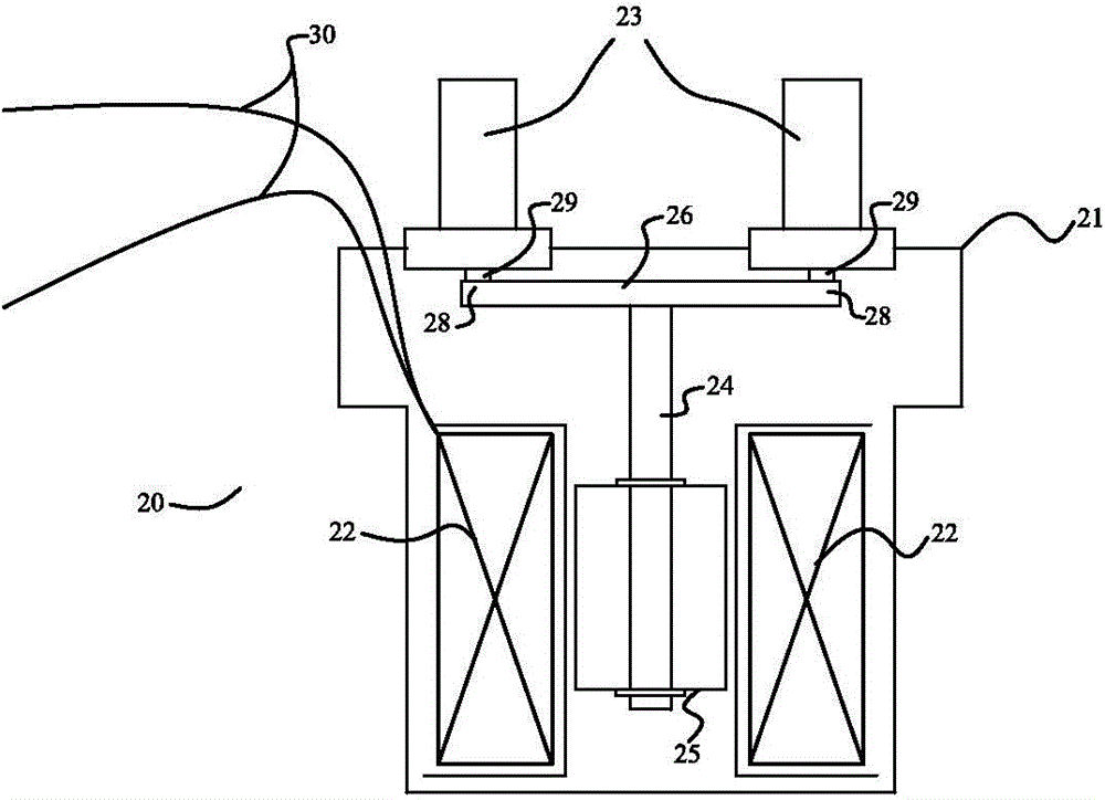 Connector and contactor assembly