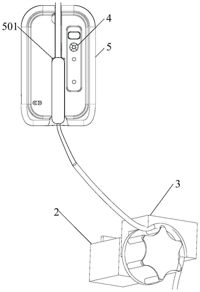 A wound-tube flow rate control transfusion alarm