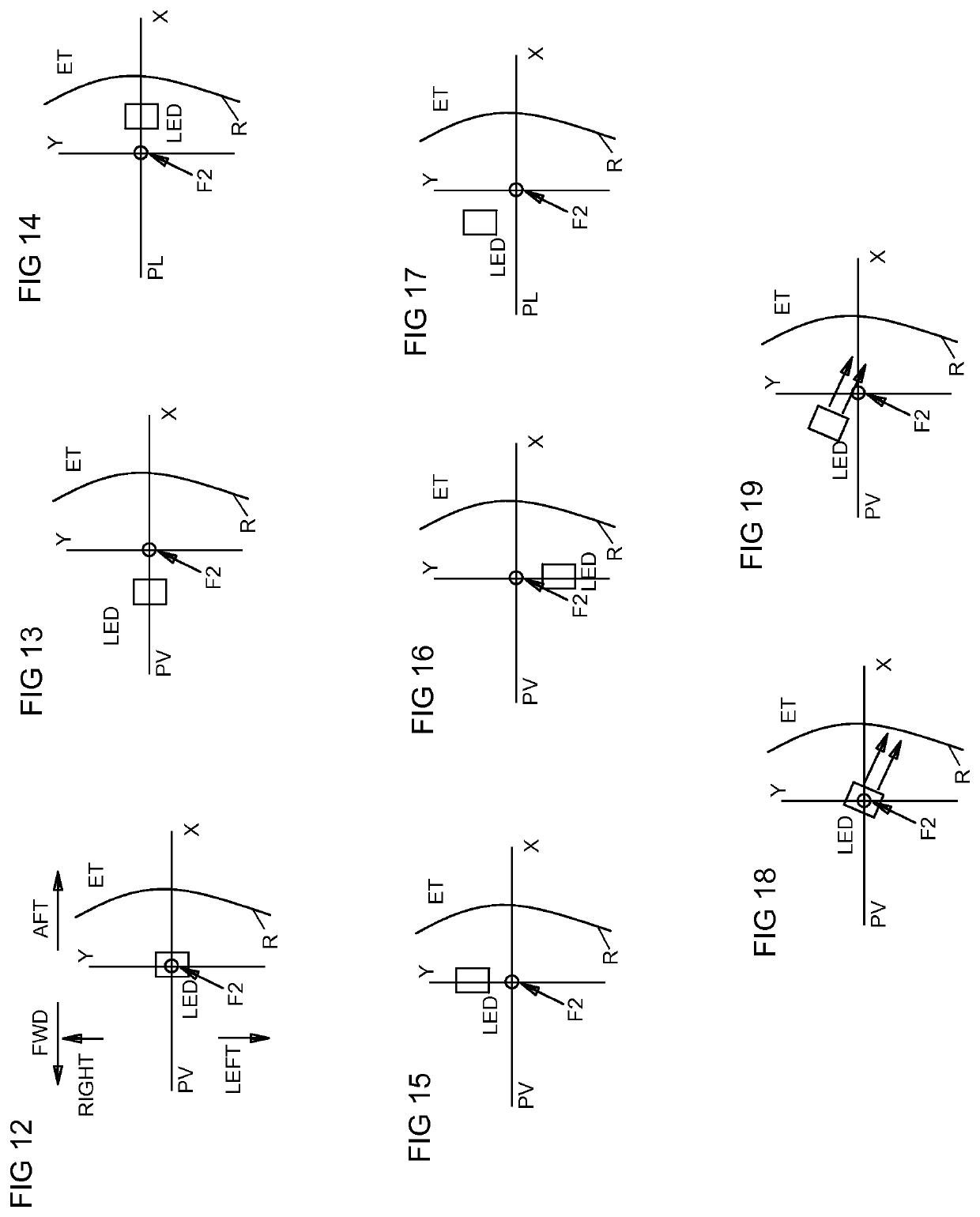 Thin aspect lighting system with cutoff