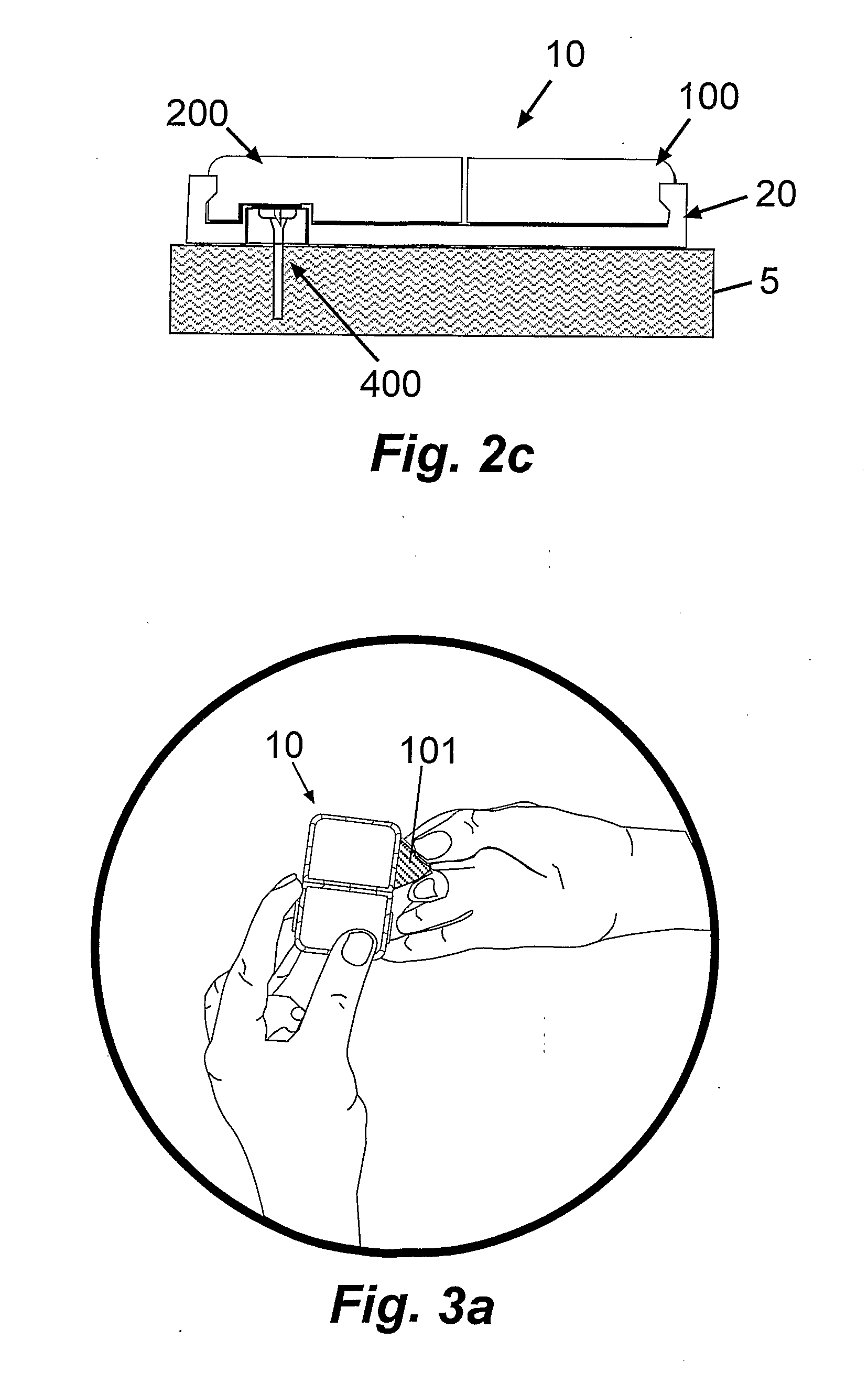 Modular skin-adherable system for medical fluid delivery