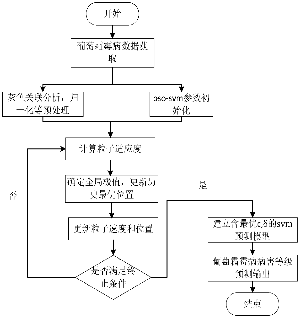 Method and system for predicting grape downy mildew